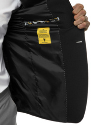 Juodas vyriškas švarkas OZONEE H/878