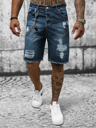 Tamsiai-mėlyni vyriški šortai OZONEE DP/174