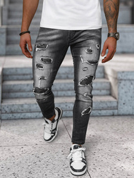 Juodai vyriški džinsai OZONEE NB/MP0152N