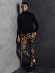  Granatinės vyriškos chino kelnės OZONEE DJ/5595