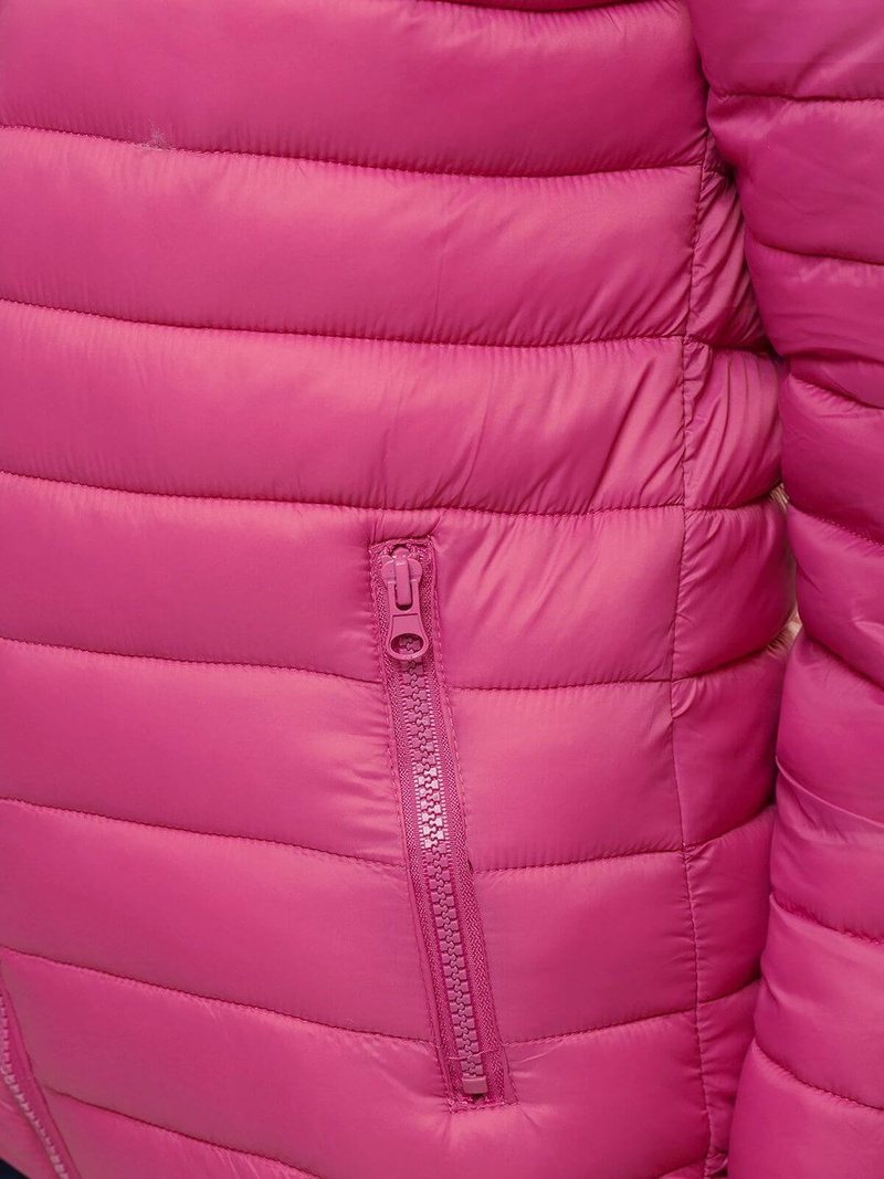 Šviesiai-Rožinė pavidalo lengva moteriška striukė OZONEE JS/M23036/42