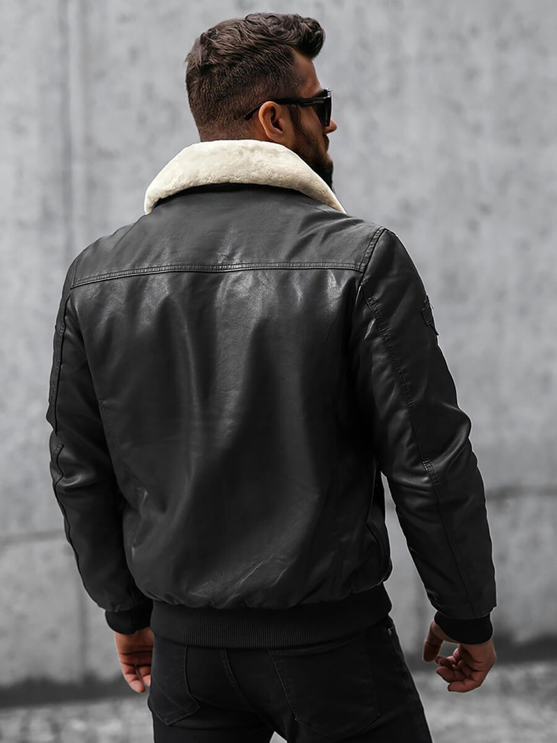 Juoda vyriška striukė OZONEE O/4811Z