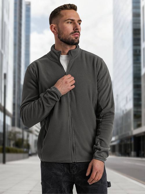 Grafitinis vyriškas džemperis OZONEE JS/HH016/5