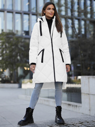 Baltas moteriška striukė OZONEE JS/5M3168/281