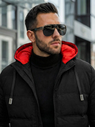 Juoda vyriška striukė OZONEE JS/31M5003Z