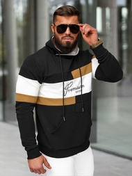 Juodas vyriškas džemperis OZONEE O/B7524Z