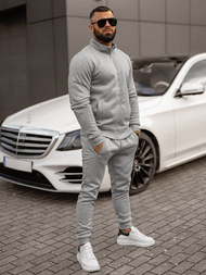 Pilkas vyriškas sportinis kostiumas OZONEE JS/68C10385/2Z