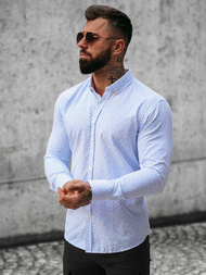 Balti/2 vyriški marškiniai OZONEE O/CLS349