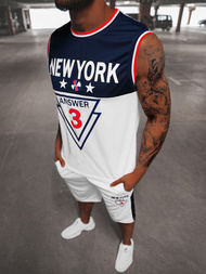 Baltas vyriškas komplektas OZONEE JS/68C10169Z