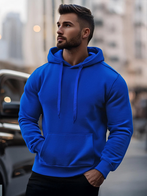 Kobaltinis vyriškas džemperis OZONEE JS/2009Z