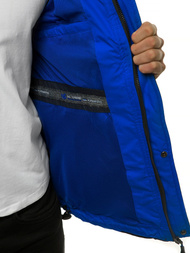 Pereinamojo laikotarpio granatinė vyriška striukė OZONEE MG/2517