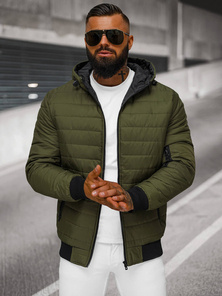 Žalia vyriška striukė OZONEE JS/MY13Z