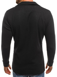 OZONEE MECH/2043 Juodas vyriškas švarkas