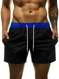 Juodai-Mėlyni vyriški maudymosi šortai OZONEE ST004-5