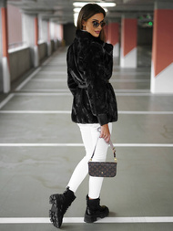 Juoda moteriška striukė OZONEE JS/11Z8075Z