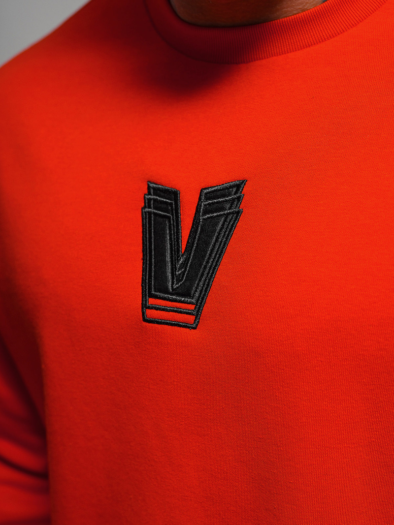 Raudona džemperis OZONEE O/SWE23034