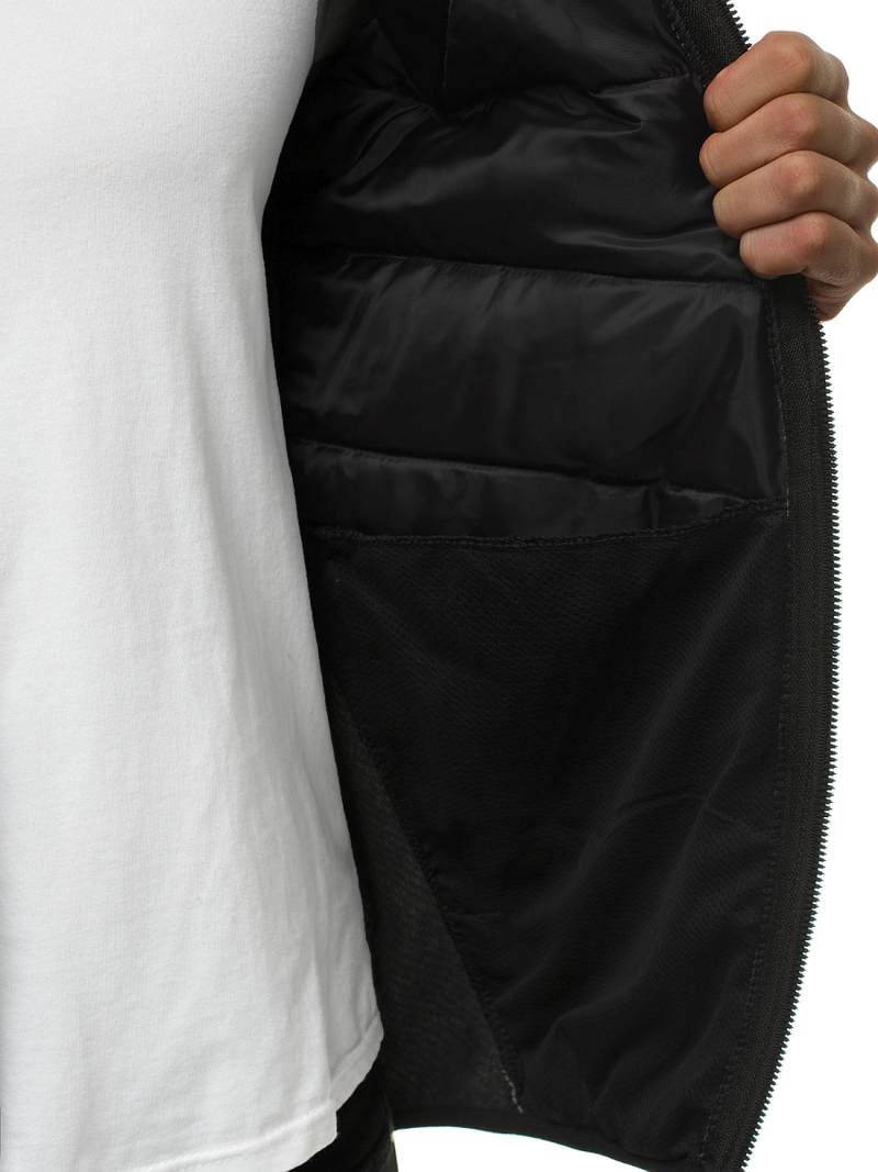 Juoda vyriška striukė OZONEE JS/KS2157