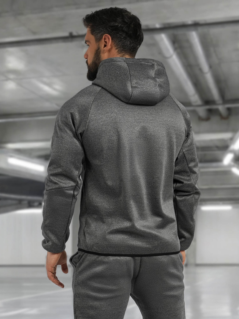 Grafitinis vyriškas sportinis kostiumas OZONEE JS/8C1966/5