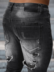 Juodai vyriški džinsai OZONEE NB/MP0152N