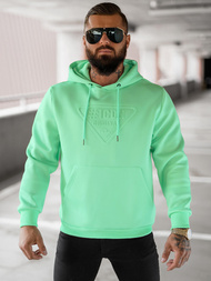 Mėtinė vyriškas džemperis su gobtuvu OZONEE JS/27B6500/70Z