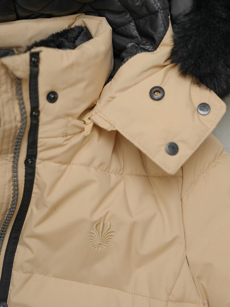 Smėlinis moteriška striukė OZONEE O/W377