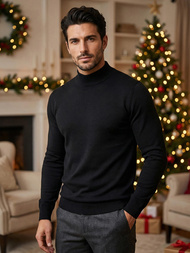 Tamsiai raudonas vyriškas megztinis OZONEE V/V24503Z