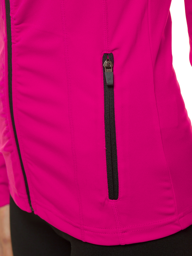 Tamsiai rožinė moteriška džemperis OZONEE JS/HD151/19