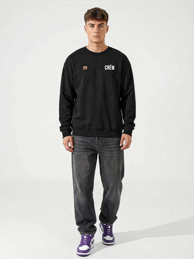 Juodas vyriškas džemperis OZONEE JS/65B3917/3Z