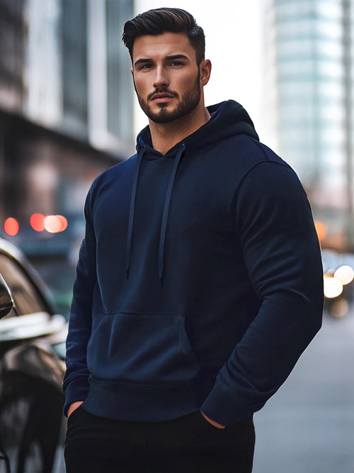 Granatinė vyriškas džemperis OZONEE JS/2009Z