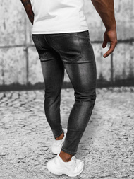 Juodi vyriški džinsai OZONEE NB/MP0199N