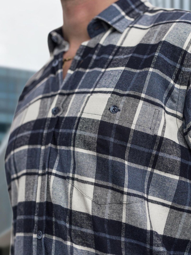 Granatinė vyriški marškiniai OZONEE V/V175