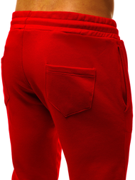 Raudonos vyriškos sportinės kelnės OZONEE G/11129