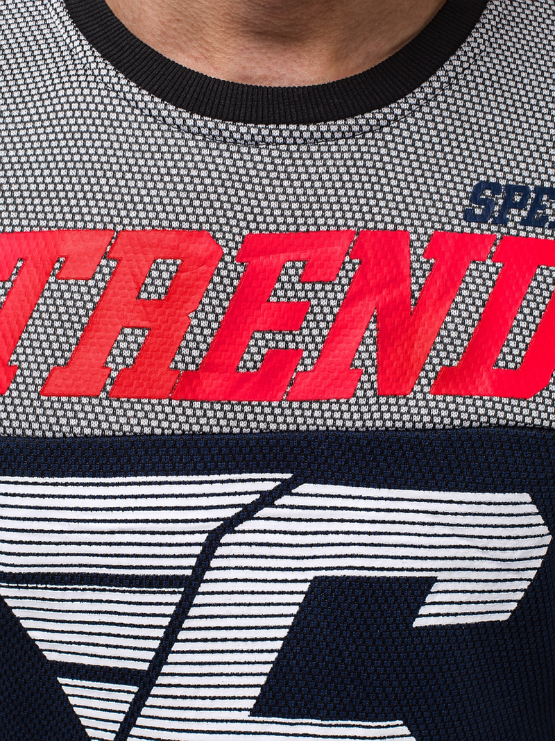 Granatinis vyriškas džemperis OZONEE JS/DD752Z