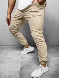 Smėlinės vyriškos chino jogger kelnės OZONEE DJ/5539
