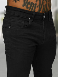 Juoda vyriški džinsai OZONEE BL/JK885