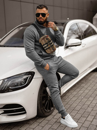 Grafitinis vyriškas sportinis kostiumas OZONEE JS/68C10385/5Z