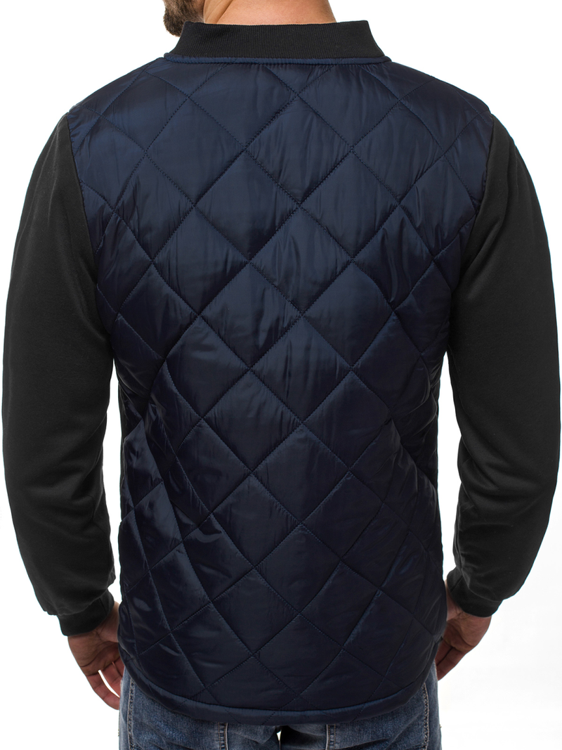 Pereinamojo laikotarpio tamsiai mėlyna vyriška striukė OZONEE JS/TY17Z