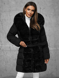 Juoda moteriška striukė OZONEE JS/5M3158/392