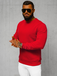 Raudonasvyriškas džemperis OZONEE JS/2001-10Z