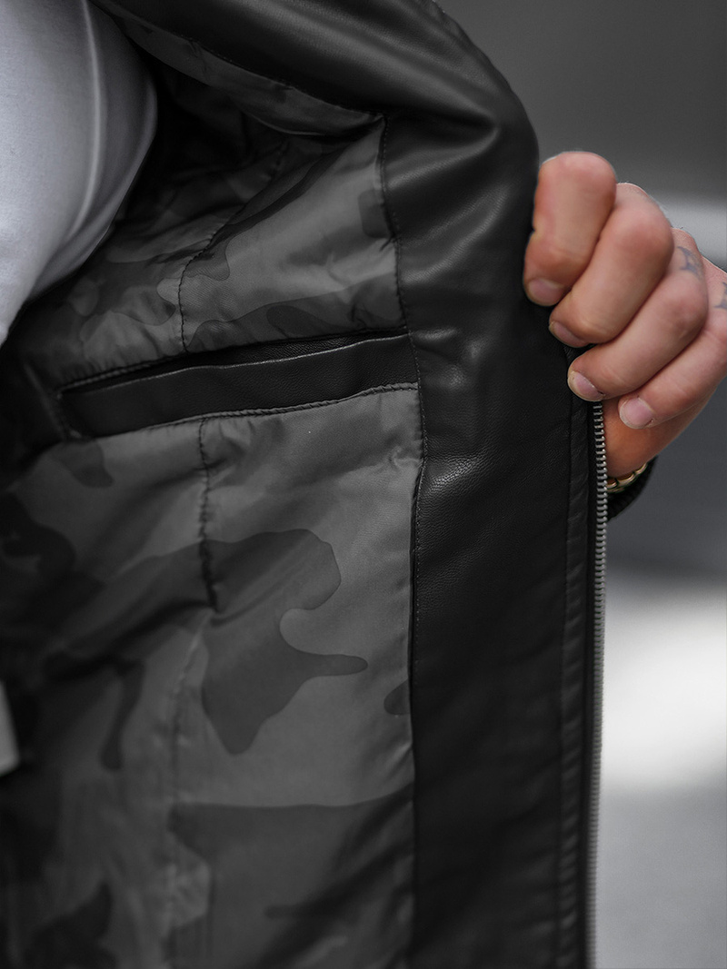 Juoda vyriška striukė OZONEE O/4811Z