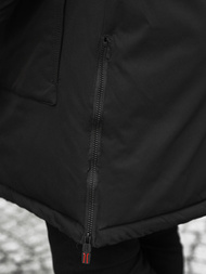 Juoda vyriška žieminė striukė OZONEE JS/22M50/392