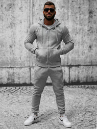 Pilkas vyriškas sportinis kostiumas OZONEE JS/XW2008