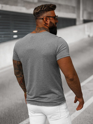 Grafitinis vyriški marškinėliai OZONEE JS/712007Z