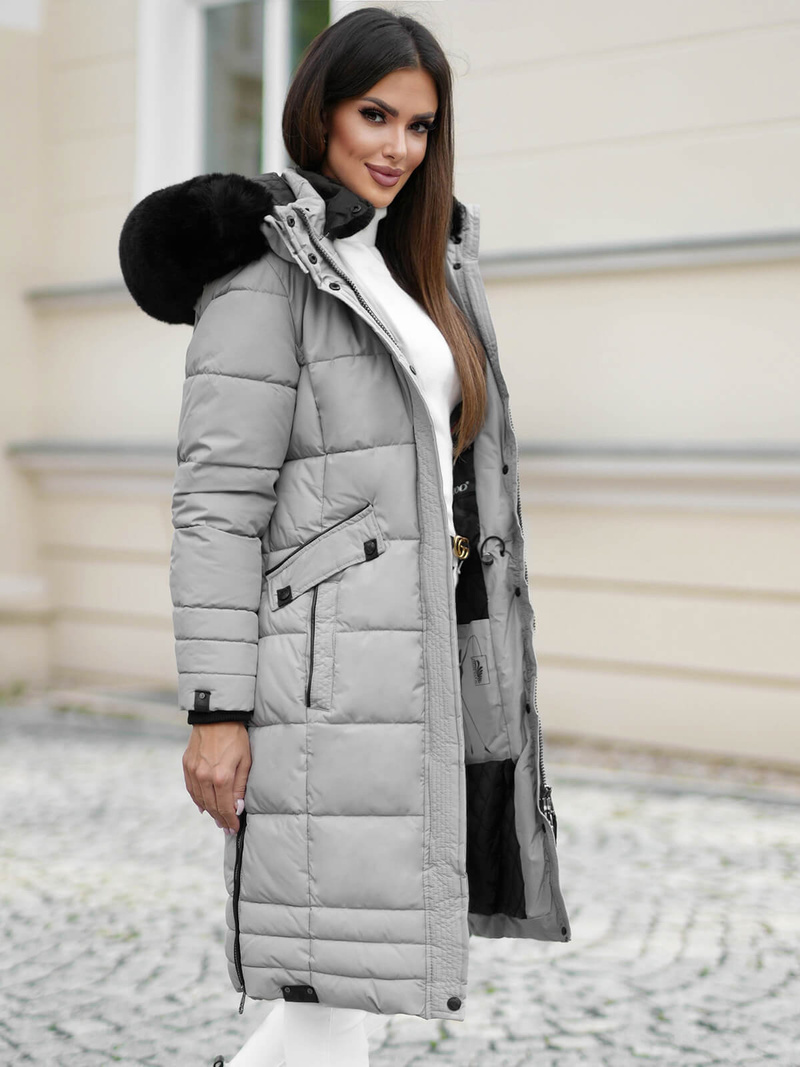 Pilka moteriška striukė OZONEE O/W377Z