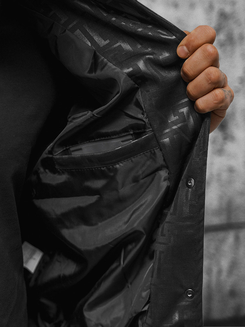 Juodi vyriška striukė OZONEE O/3A172