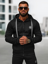 Juodas vyriškas sportinis kostiumas OZONEE O/LN11887