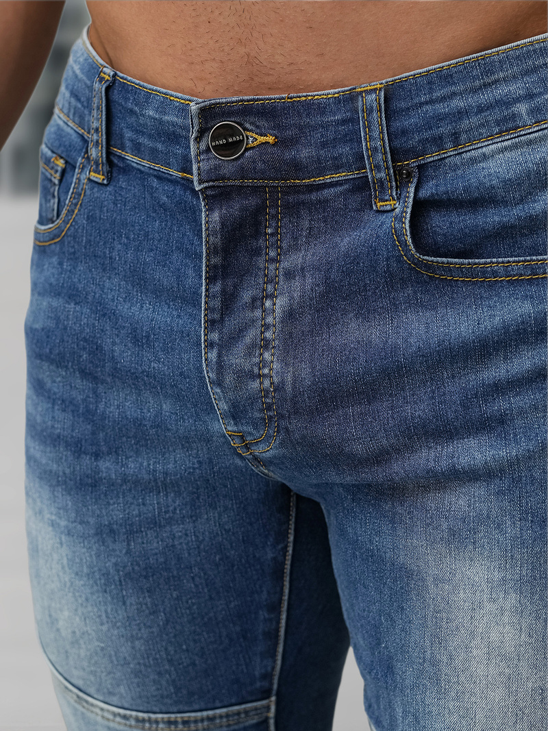 Tamsiai-mėlyni vyriški džinsai OZONEE NB/MP0082BS