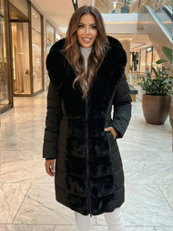 Juoda moteriška striukė OZONEE JS/5M3158/392Z