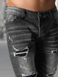 Juodai vyriški džinsai OZONEE NB/MP0075NZ