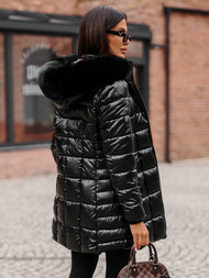 Juoda moteriška striukė OZONEE JS/16M9120/392Z